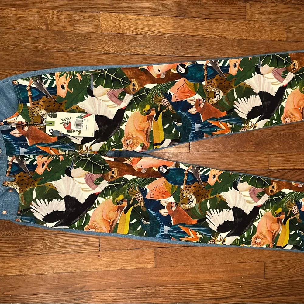 FARM Rio Multicolor Animal Print Jeans - Picture 5 of 7